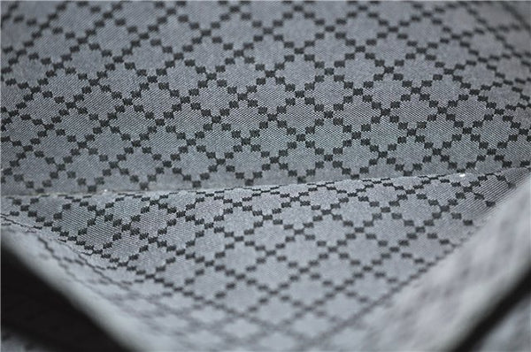 Authentic GUCCI Cosmopolis Clutch Bag Purse Leather 387075 Black 5242B