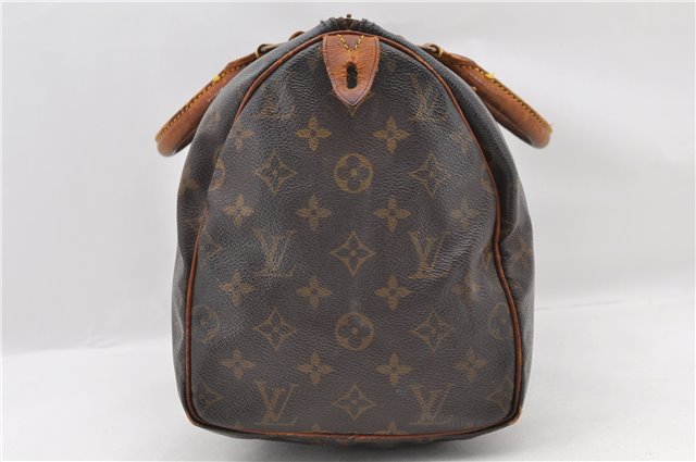 Authentic LOUIS VUITTON Monogram Speedy 30 Hand Bag M41526 LV Junk 5242C
