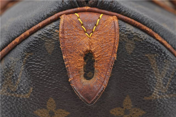 Authentic LOUIS VUITTON Monogram Speedy 30 Hand Bag M41526 LV Junk 5242C