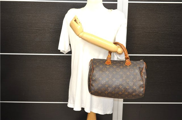 Authentic LOUIS VUITTON Monogram Speedy 30 Hand Bag M41526 LV Junk 5242C