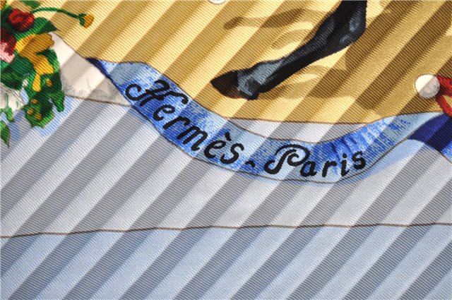 Authentic HERMES Pleats Scarf 