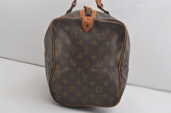 Authentic Louis Vuitton Monogram Sac Souple 45 Hand Boston Bag Old Model 5242I