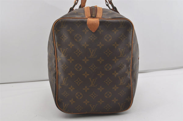 Authentic Louis Vuitton Monogram Sac Souple 45 Hand Boston Bag Old Model 5242I