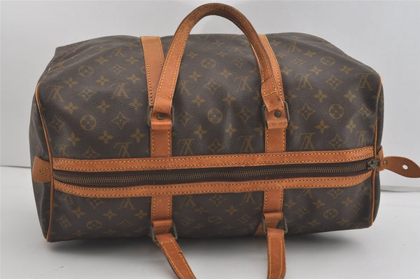 Authentic Louis Vuitton Monogram Sac Souple 45 Hand Boston Bag Old Model 5242I