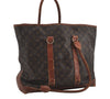 Auth Louis Vuitton Monogram Sac Weekend GM Vintage Tote Bag M42420 LV Junk 5243I