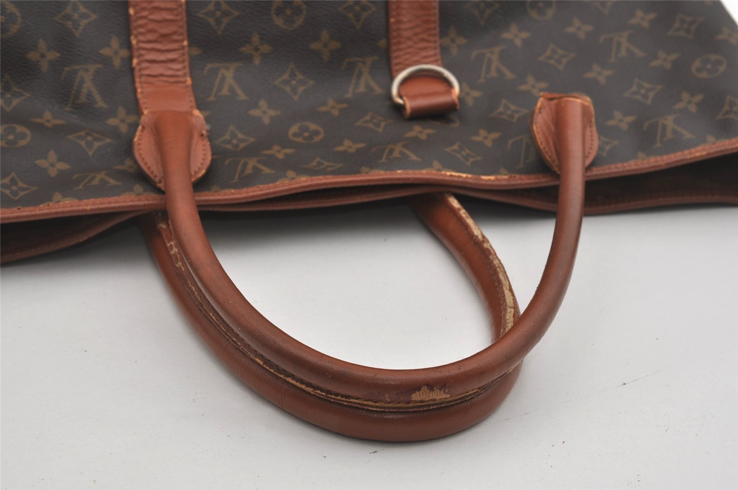 Auth Louis Vuitton Monogram Sac Weekend GM Vintage Tote Bag M42420 LV Junk 5243I