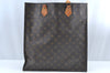 Authentic Louis Vuitton Monogram Sac Plat Hand Tote Bag M51140 LV Junk 5245I