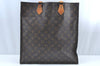 Authentic Louis Vuitton Monogram Sac Plat Hand Tote Bag M51140 LV Junk 5245I