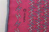 HERMES Petit Carre 40 Scarf Handkerchief H Pattern Silk Blue Purple Box 5246D