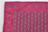 HERMES Petit Carre 40 Scarf Handkerchief H Pattern Silk Blue Purple Box 5246D