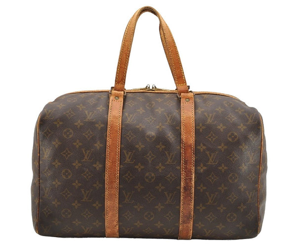 Authentic Louis Vuitton Monogram Sac Souple 45 Hand Boston Bag M41624 LV 5246I