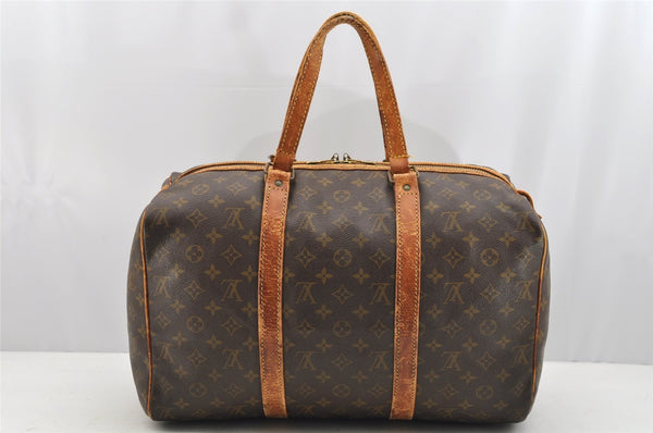 Authentic Louis Vuitton Monogram Sac Souple 45 Hand Boston Bag M41624 LV 5246I