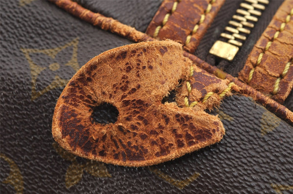 Authentic Louis Vuitton Monogram Sac Souple 45 Hand Boston Bag M41624 LV 5246I