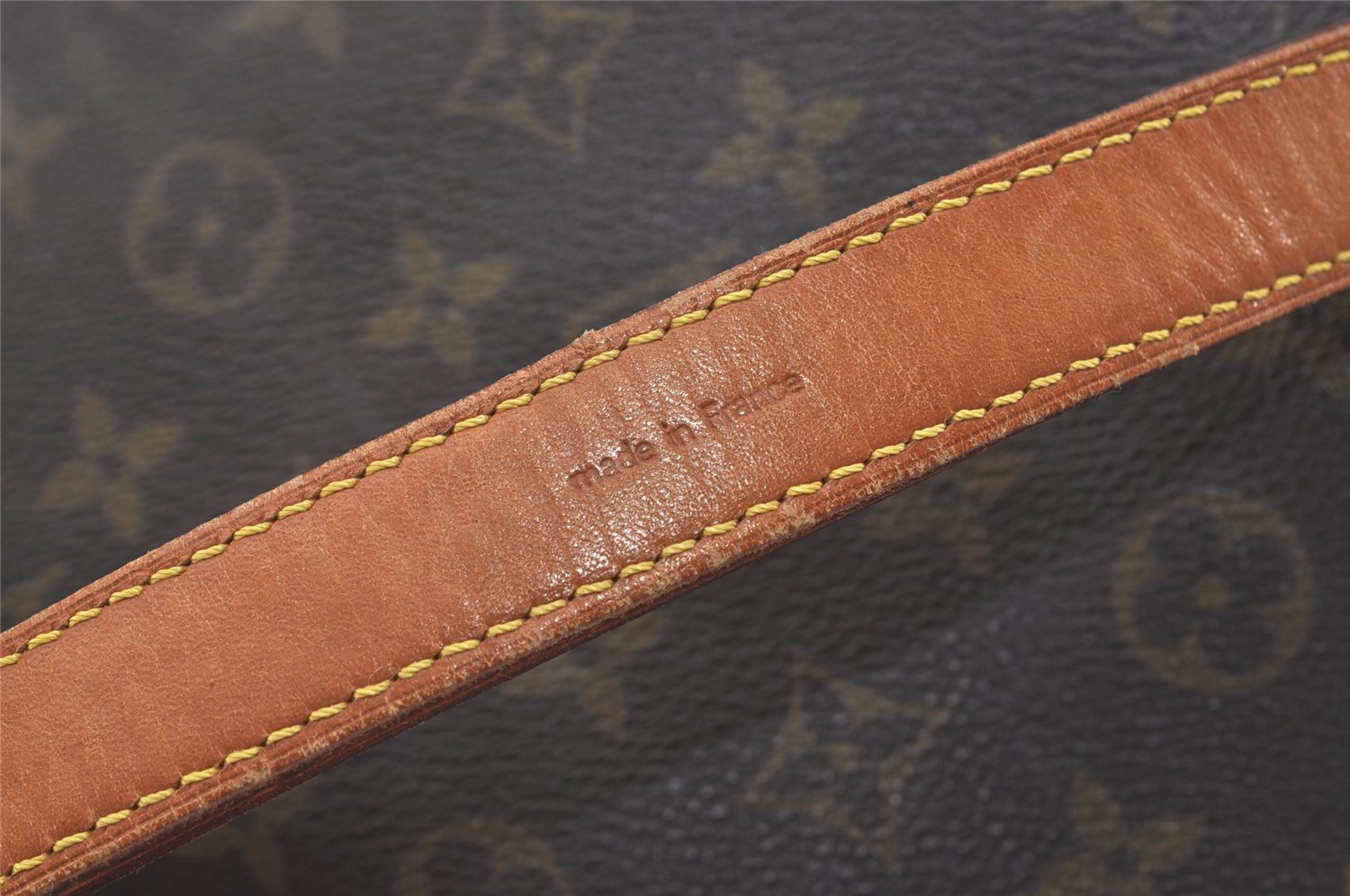 Authentic Louis Vuitton Monogram Petit Noe M42226 Shoulder Drawstring Bag 5247I