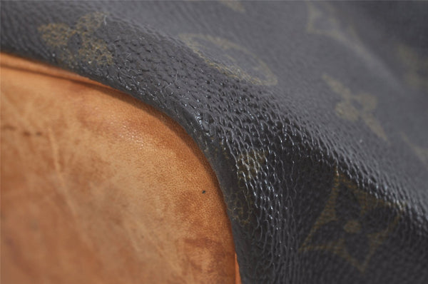 Authentic Louis Vuitton Monogram Petit Noe M42226 Shoulder Drawstring Bag 5247I