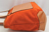 Authentic GUCCI Vintage Shoulder Tote Bag Canvas Leather Orange 5248I