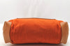 Authentic GUCCI Vintage Shoulder Tote Bag Canvas Leather Orange 5248I