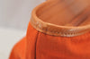 Authentic GUCCI Vintage Shoulder Tote Bag Canvas Leather Orange 5248I