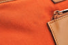 Authentic GUCCI Vintage Shoulder Tote Bag Canvas Leather Orange 5248I