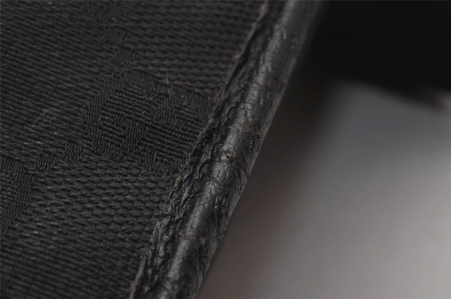 Authentic GUCCI Shoulder Cross Body Bag GG Canvas Leather 27639 Black 5250I