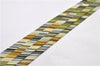 Authentic HERMES Tie Necktie Stripe Pattern Silk 5257SA Green Box 5251D