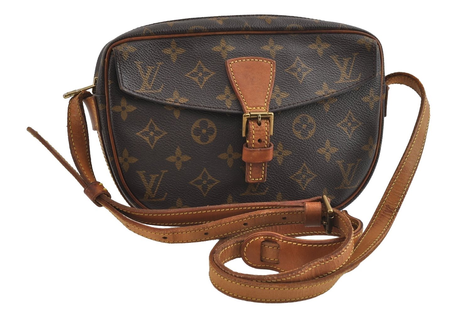 Authentic Louis Vuitton Monogram Jeune Fille PM M51227 Shoulder Cross Bag 5252I