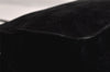 Authentic GUCCI Vintage Shoulder Bag Purse Suede Leather 0013167 Black 5253I