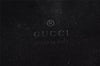Authentic GUCCI Vintage Shoulder Bag Purse Suede Leather 0013167 Black 5253I