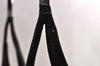 Authentic GUCCI Vintage Shoulder Bag Purse Suede Leather 0013167 Black 5253I