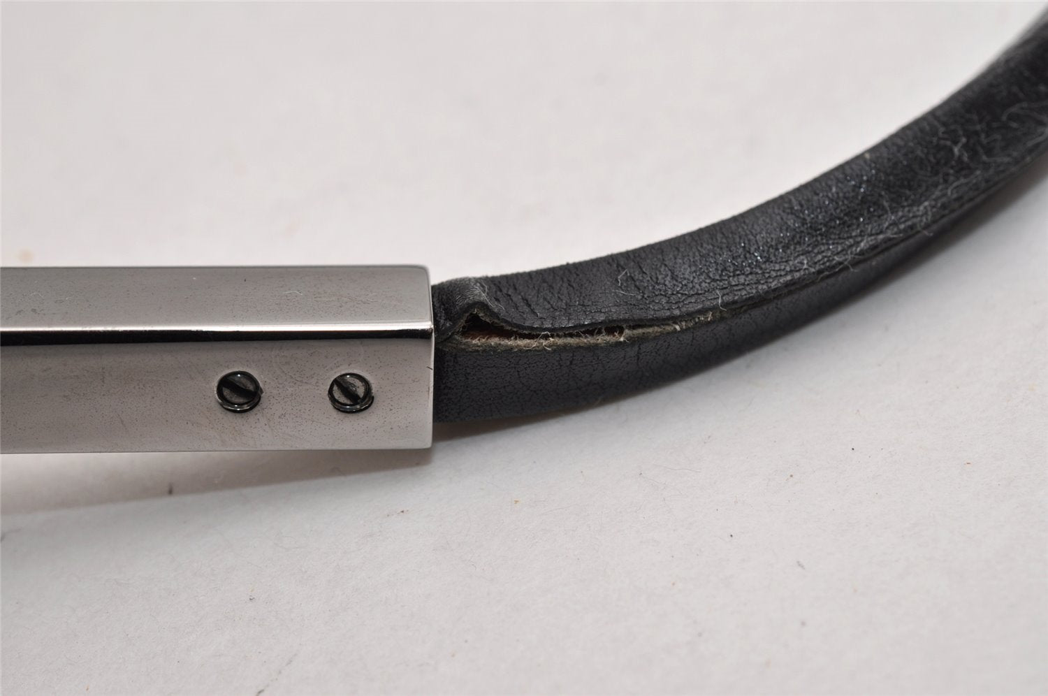 Authentic GUCCI Vintage Shoulder Bag Purse Suede Leather 0013167 Black 5253I