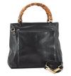 Authentic GUCCI Bamboo Vintage 2way Hand Shoulder Bag Leather Black Junk 5254I