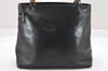 Authentic GUCCI Bamboo Vintage 2way Hand Shoulder Bag Leather Black Junk 5254I