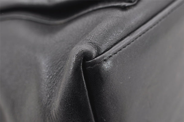 Authentic GUCCI Bamboo Vintage 2way Hand Shoulder Bag Leather Black Junk 5254I