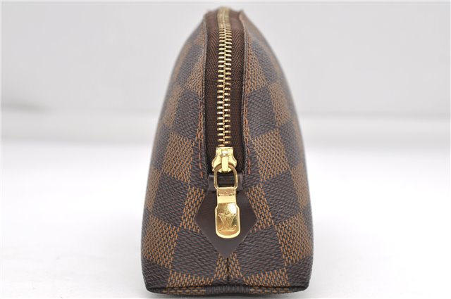 Authentic Louis Vuitton Damier Pochette Cosmetic Pouch N47516 LV 5255D