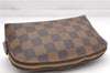 Authentic Louis Vuitton Damier Pochette Cosmetic Pouch N47516 LV 5255D