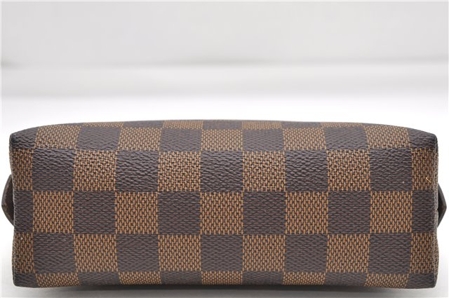 Authentic Louis Vuitton Damier Pochette Cosmetic Pouch N47516 LV 5255D