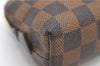 Authentic Louis Vuitton Damier Pochette Cosmetic Pouch N47516 LV 5255D