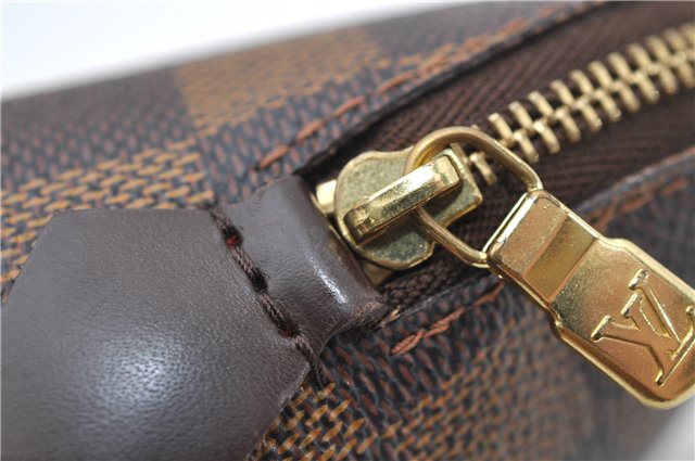 Authentic Louis Vuitton Damier Pochette Cosmetic Pouch N47516 LV 5255D