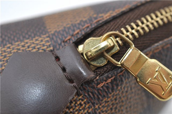 Authentic Louis Vuitton Damier Pochette Cosmetic Pouch N47516 LV 5255D