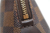 Authentic Louis Vuitton Damier Pochette Cosmetic Pouch N47516 LV 5255D