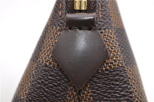 Authentic Louis Vuitton Damier Pochette Cosmetic Pouch N47516 LV 5255D