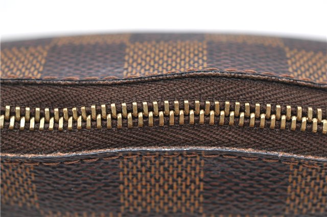 Authentic Louis Vuitton Damier Pochette Cosmetic Pouch N47516 LV 5255D
