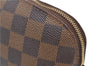 Authentic Louis Vuitton Damier Pochette Cosmetic Pouch N47516 LV 5255D