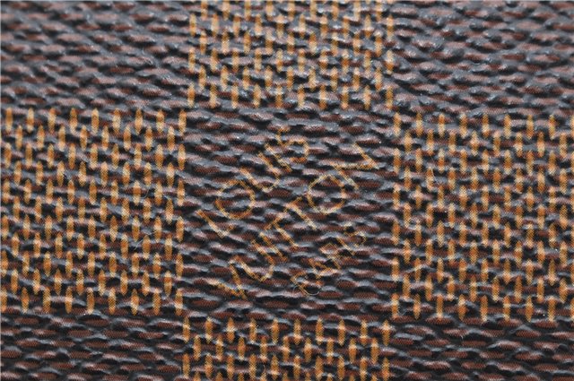 Authentic Louis Vuitton Damier Pochette Cosmetic Pouch N47516 LV 5255D