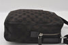 Authentic GUCCI Shoulder Cross Body Bag GG Canvas Leather 122759 Black 5255I