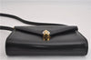 Authentic GUCCI Vintage Shoulder Cross Body Bag Purse Leather Black 5259F