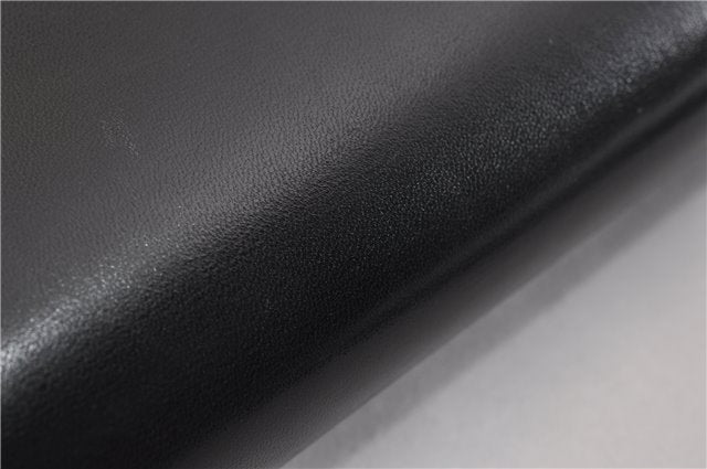 Authentic GUCCI Vintage Shoulder Cross Body Bag Purse Leather Black 5259F