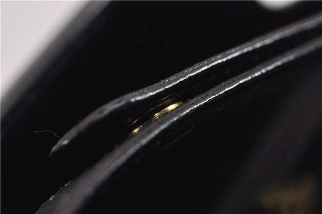 Authentic GUCCI Vintage Shoulder Cross Body Bag Purse Leather Black 5259F