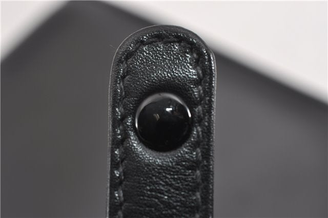 Authentic GUCCI Vintage Shoulder Cross Body Bag Purse Leather Black 5259F