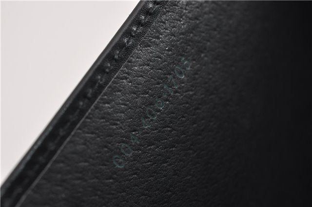 Authentic GUCCI Vintage Shoulder Cross Body Bag Purse Leather Black 5259F